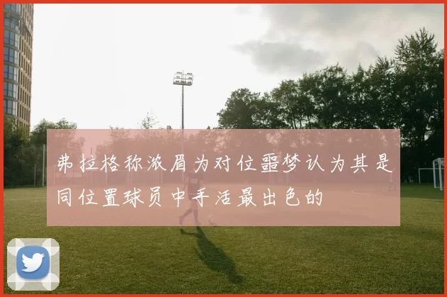 弗拉格称浓眉为对位噩梦认为其是同位置球员中手活最出色的